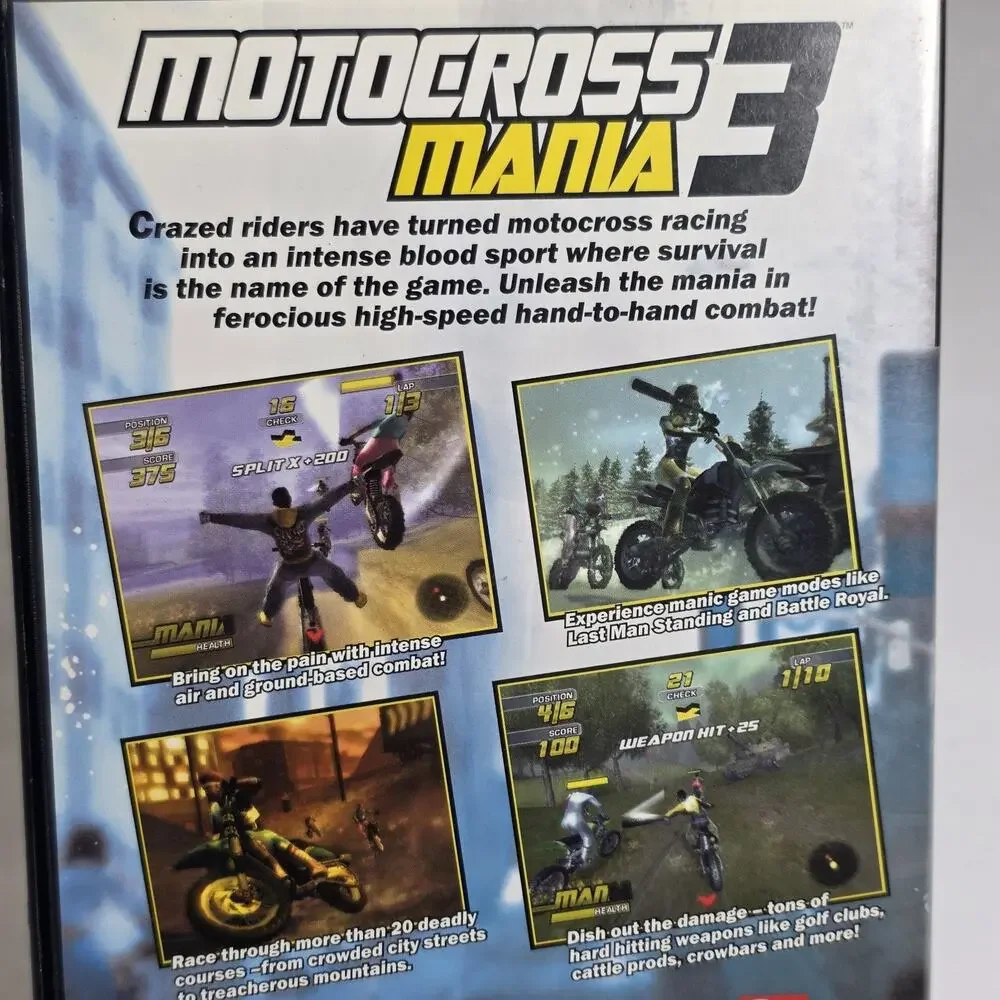 Motocross Mania 3 (Sony Playstation 2 PS2, 2005) Complete CIB